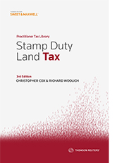 Stamp Duty Land Tax  Hardback  Taxation Law  Sweet & Maxwell