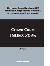 Crown Court Index 2025