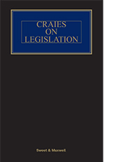 Craies on Legislation