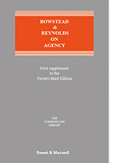 Bowstead and Reynolds on Agency