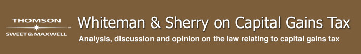 Whiteman & Sherry on Capital Gains Tax